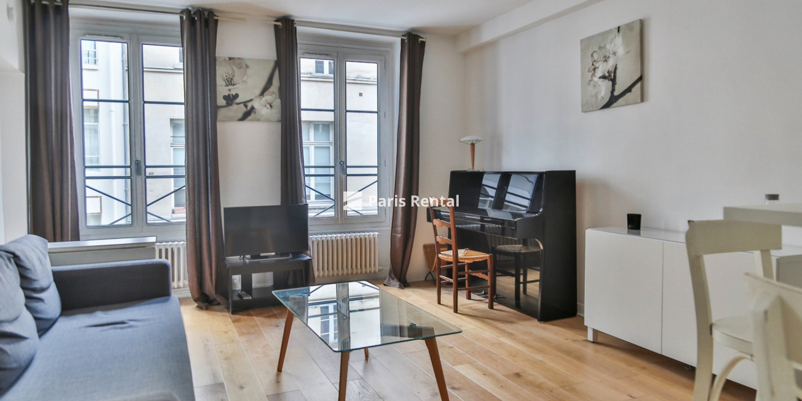 Salon - Salle à manger - 
    4ème arrondissement
  Le Marais, Paris 75004
