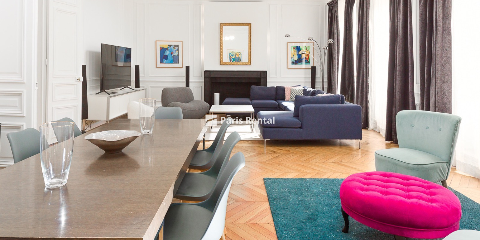 Salon - Salle à manger - 
    8ème arrondissement
  Champs-Elysées, Paris 75008
